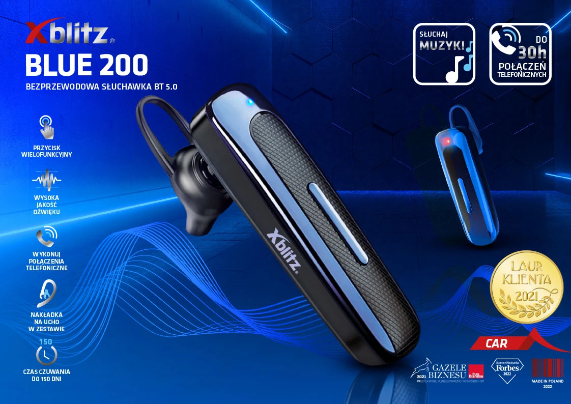 Xblitz Blue 200 slider