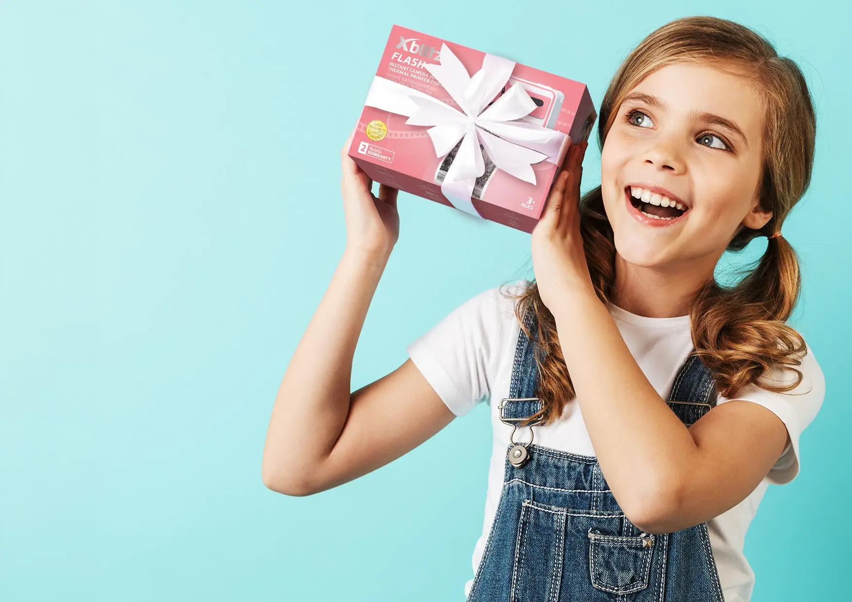 Xblitz Flash Pink Aparat natychmiastowy z drukarką termiczną dla dzieci