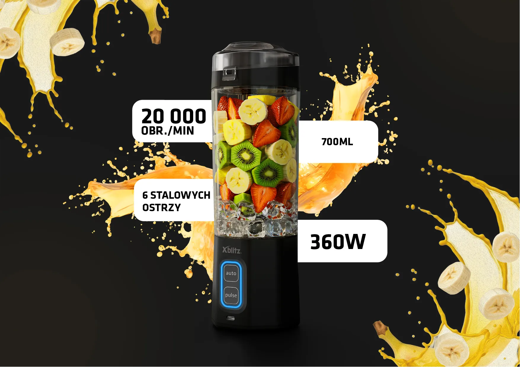 Xblitz iRon - przenośny blender