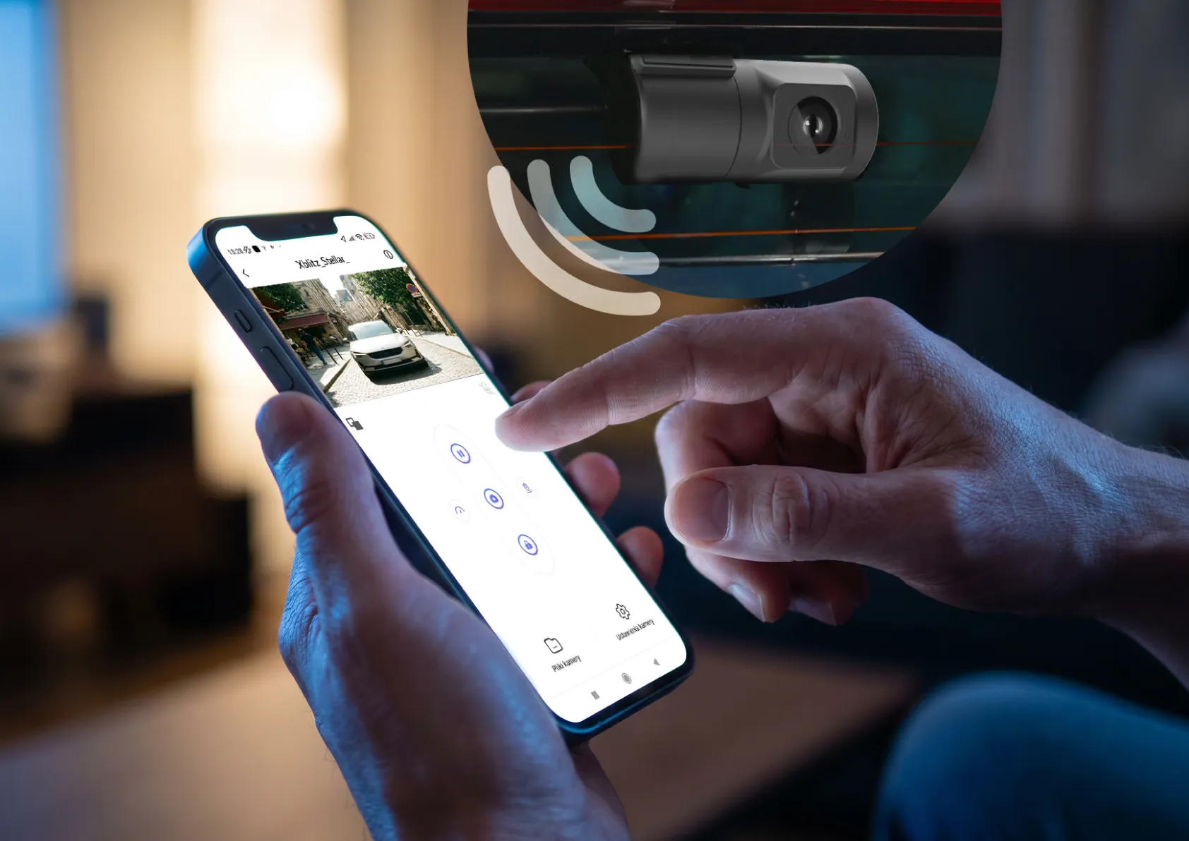 Xblitz Stellar - Wideorejestrator premium z sensorem starvis, wi-fi I GPS