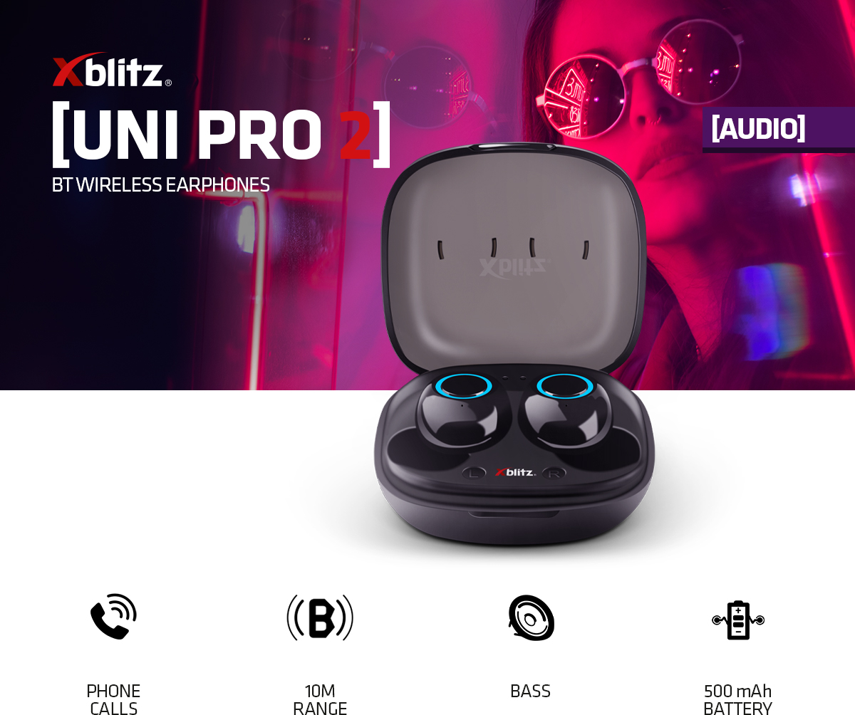 Słuchawki bezprzewodowe BT Xblitz Uni Pro 2