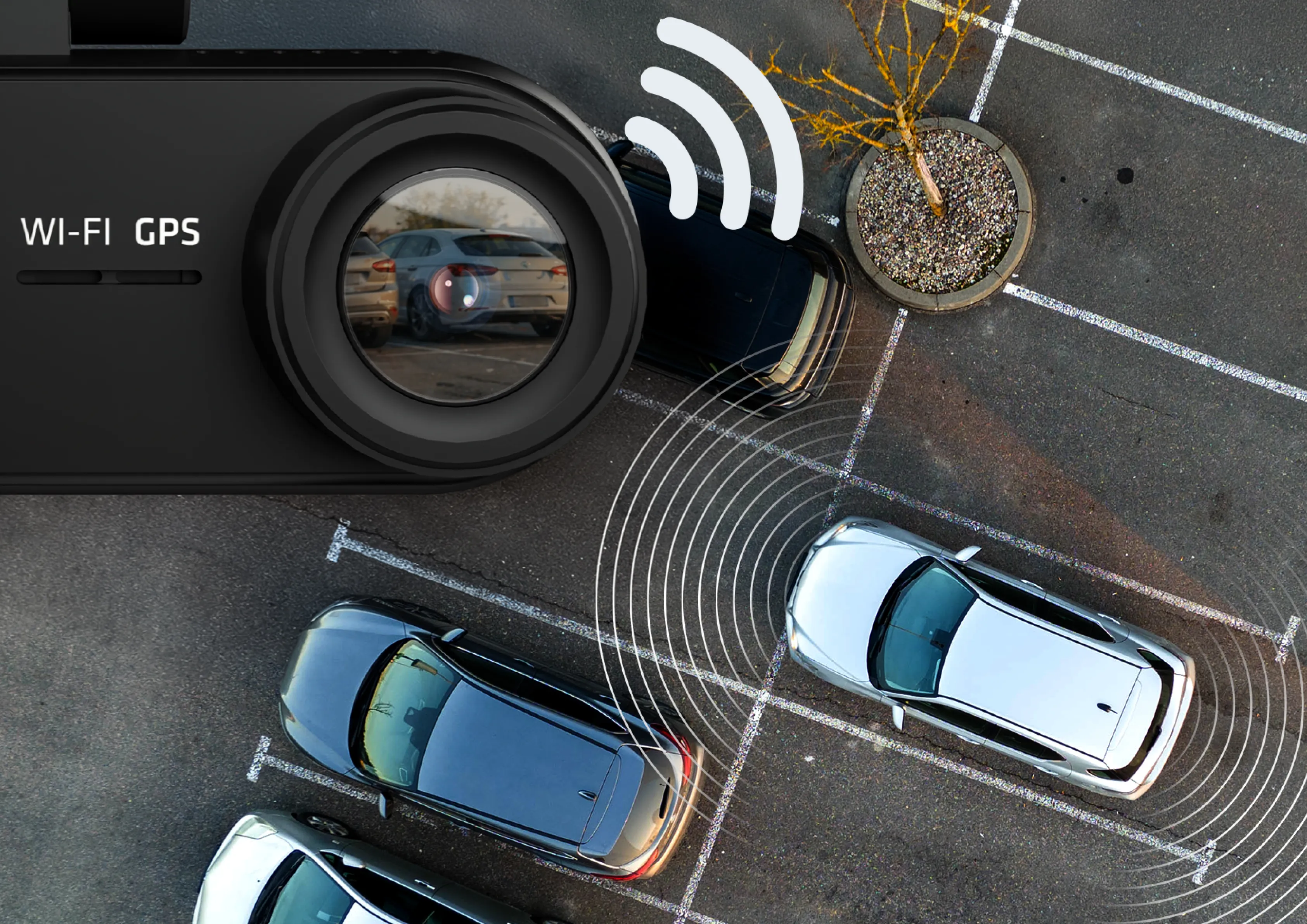 Xblitz Vector 3CH - Wideorejestrator 3-kanałowy z kamera wsteczna, wi-fi I GPS