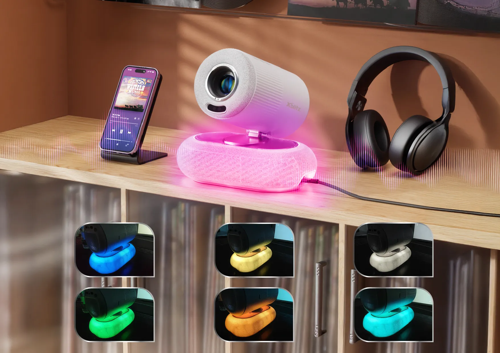 Xblitz X-Lumen - projektor multimedialny LED z systemem android