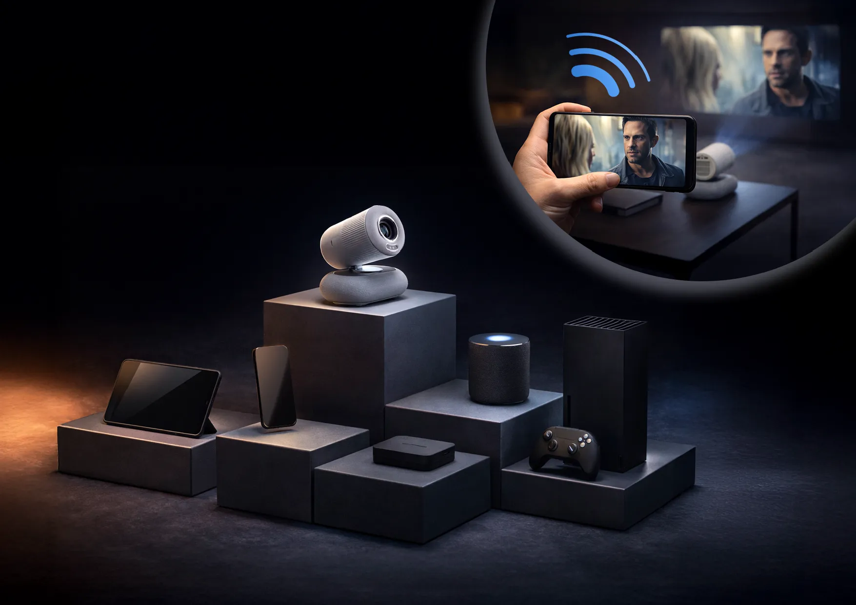 Xblitz X-Lumen - projektor multimedialny LED z systemem android