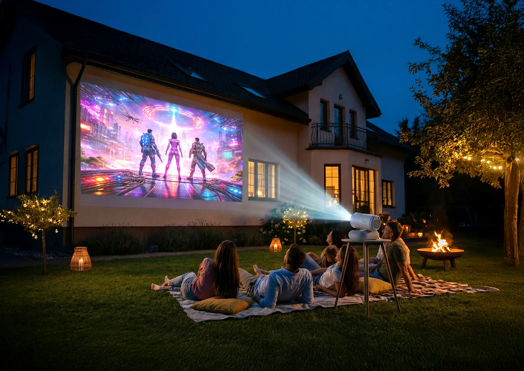 Xblitz X-Lumen - projektor multimedialny LED z systemem android