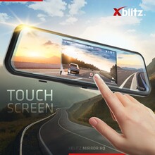 Panel dotykowy Xblitz Mirror HQ znacząco zwiększa wygodę korzystania z urządzenia. Wystarczy jedno dotknięcie wyświetlacza, by szybko i wygodnie zmienić widok kamery.
