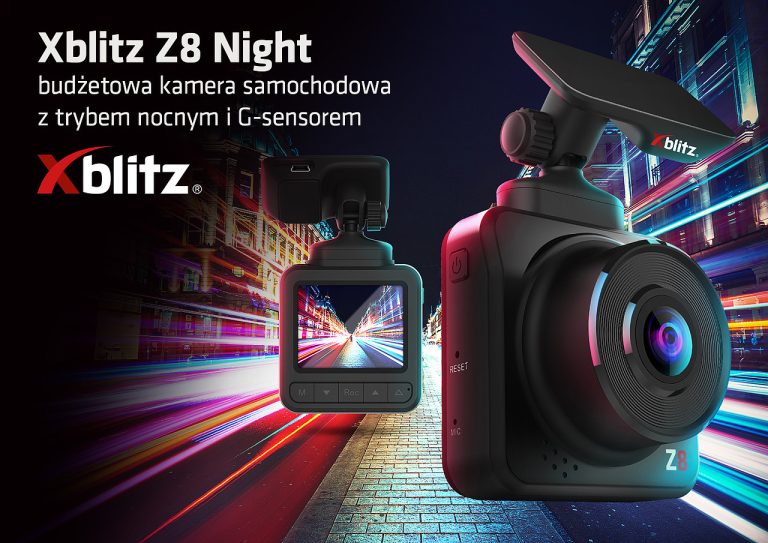 xblitz z8 night ー budżetowa kamera samochodowa z trybem nocnym i g sensorem