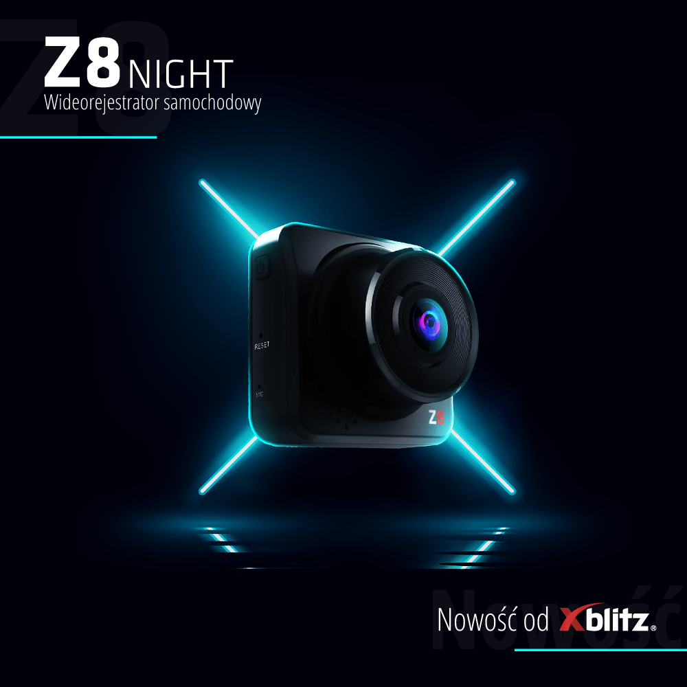 Kamera samochodowa Z8 NIGHT – nowość polskiej marki Xblitz