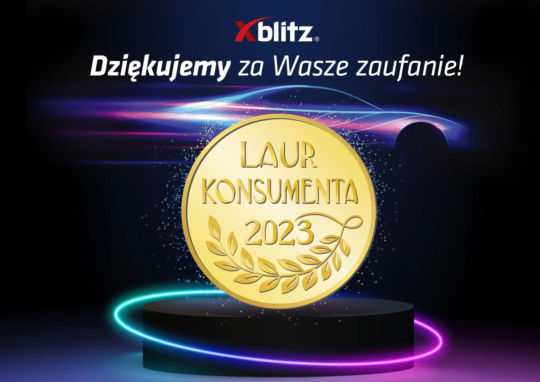 Złoty Laur Konsumenta 2023 dla Xblitz!