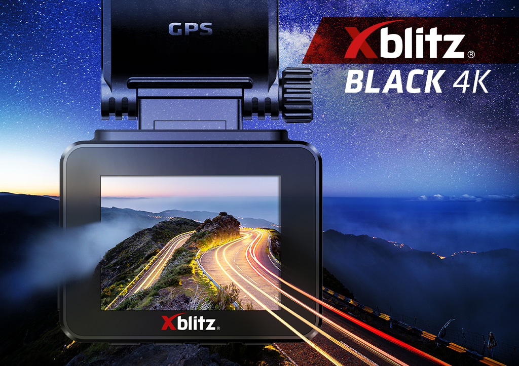 Xblitz Black 4K - kamera samochodowa z trybem nocnym