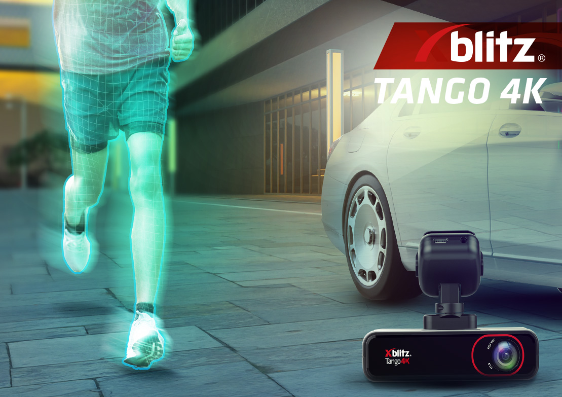 Wideorejestrator z funkcją nagrywania w pętli i detekcją ruchu - Xblitz Tango 4K