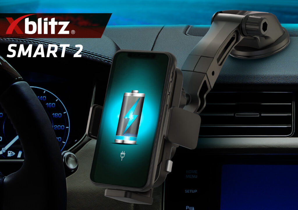 Xblitz Smart 2 - automatyczny uchwyt z funkcją bezprzewodowego ładowania
