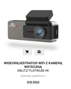 kamera samochodowa platinium 4k zdjecie