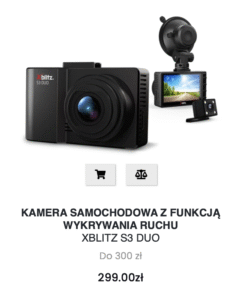 kamera samochodowa s3 duo