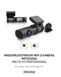 v4 professional kamera samochdoowa