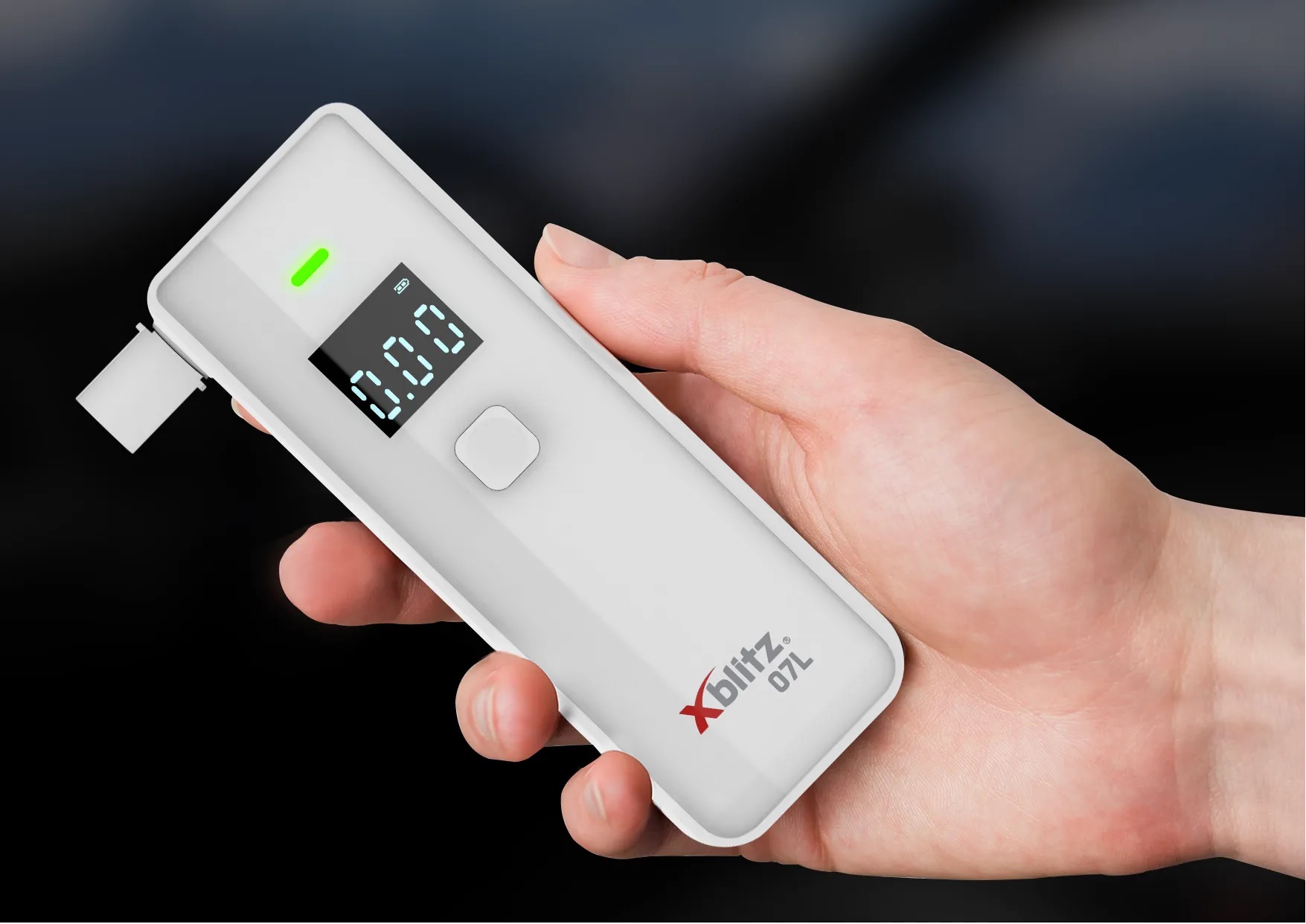 xblitz 07l alkomat półprzewodnikowy (5 ustników w zestawie)