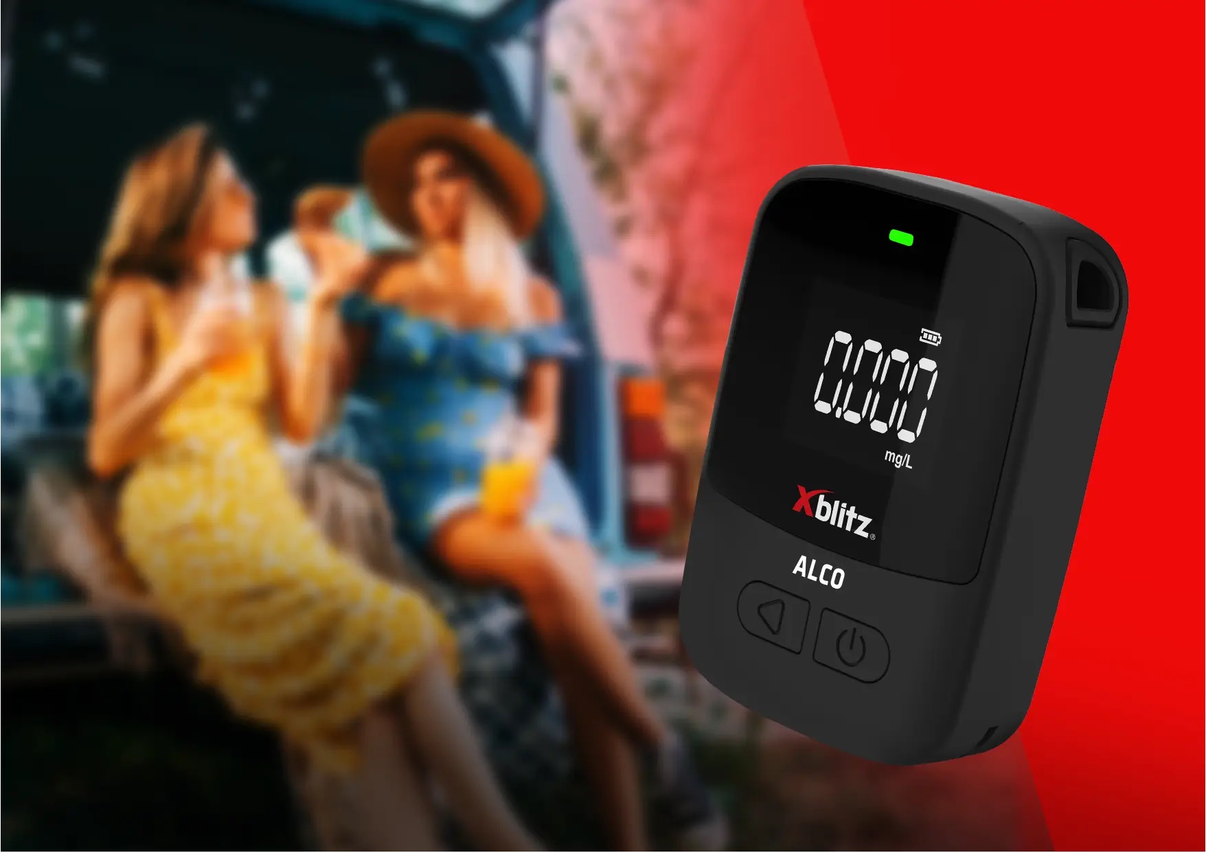 xblitz alco alkomat elektrochemiczny (5 ustników w zestawie) artykuł