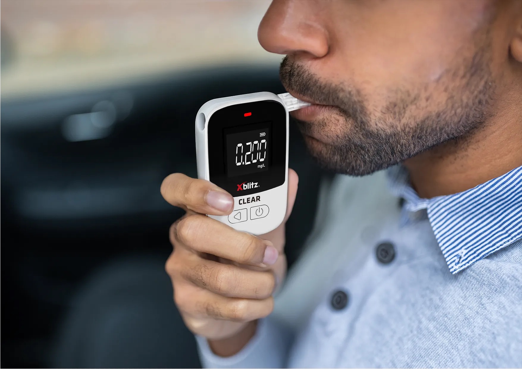 xblitz clear alkomat elektrochemiczny (5 ustników w zestawie) artykuł