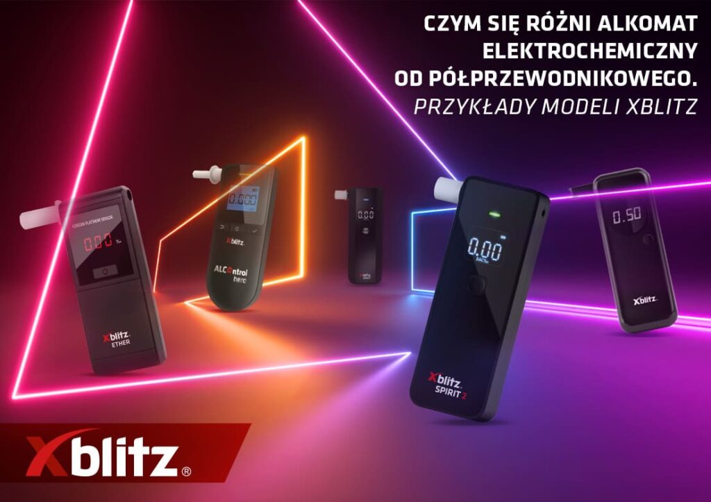 Czym się różni alkomat elektrochemiczny od półprzewodnikowego. Przykłady modeli Xblitz