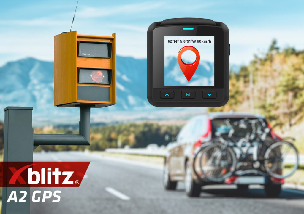 Wideorejestrator przód-tył Xblitz A2 GPS