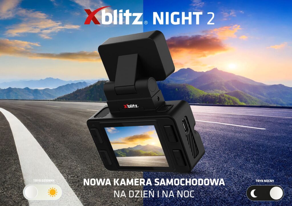 Nowa kamera samochodowa na dzień i na noc - Xblitz Night 2