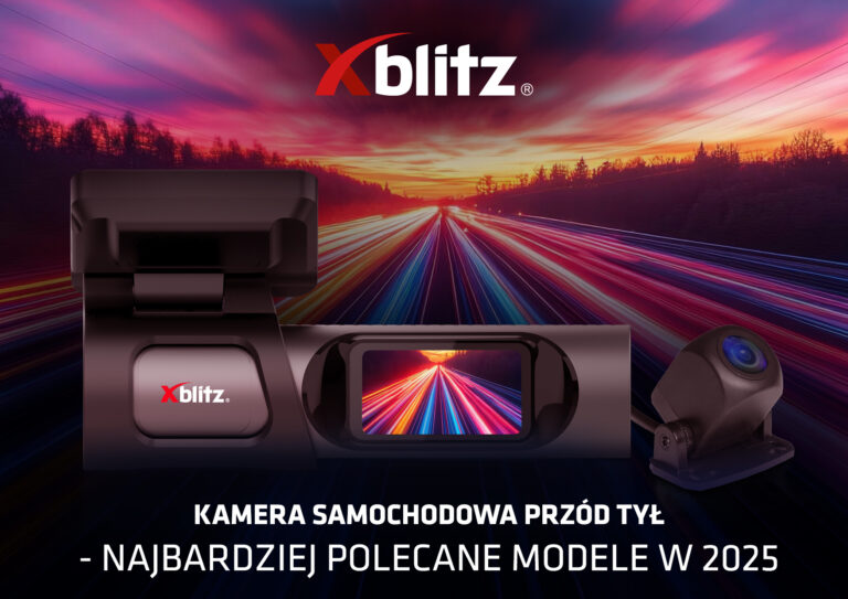 kamera samochodowa przod tyl xblitz z wyswietlaczem
