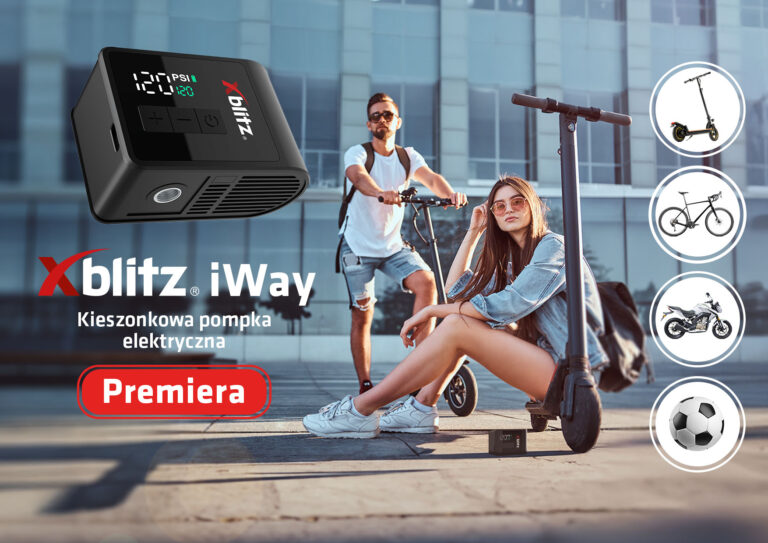 Blog Premiery Czarnej kieszonkowej pompki elektrycznej Xblitz iWay