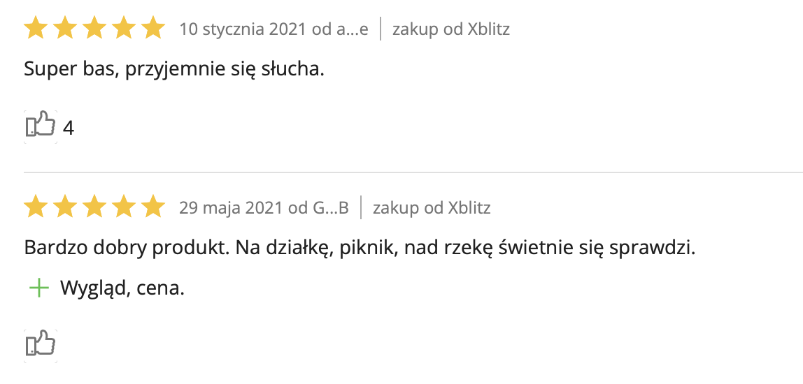 opnie xblitz glow allegro